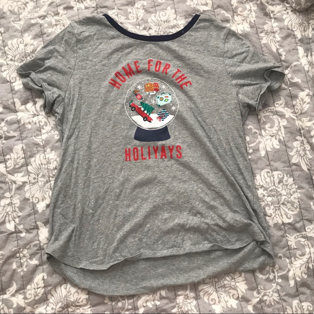 Christmas pajama top